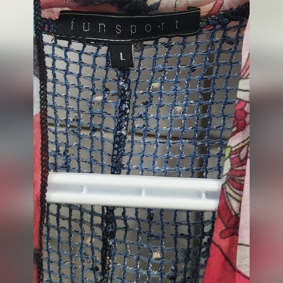 Funsport boho sleeveless scarf cardi - Picture 2 of 7